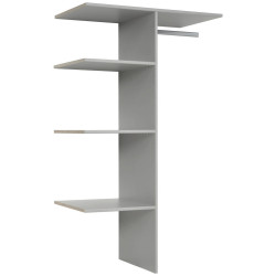 MID.YOU VNITŘNÍ ČLENĚNÍ, šedá, 87/150/50 cm