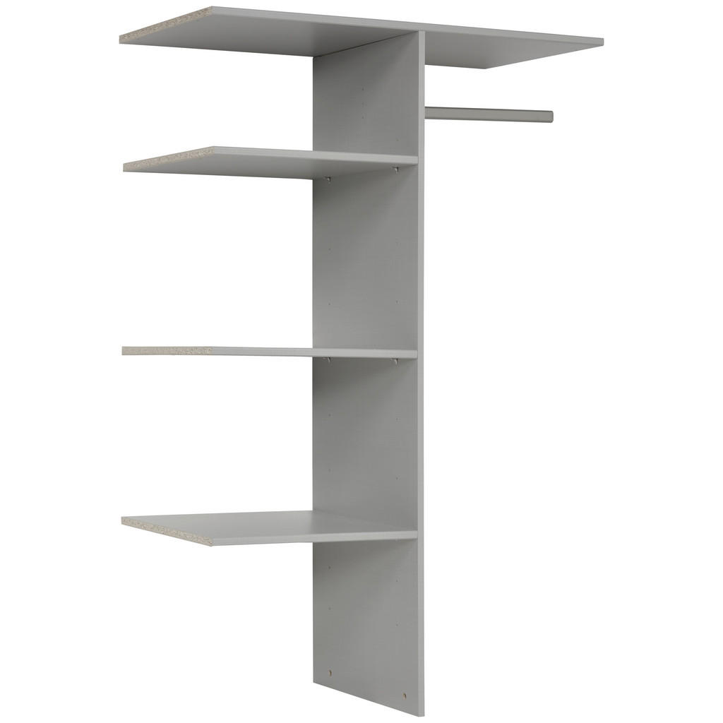 MID.YOU VNITŘNÍ ČLENĚNÍ, šedá, 96/150/50 cm