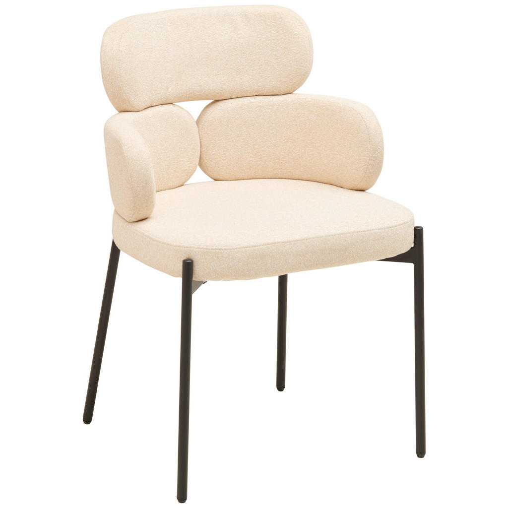 MID.YOU ŽIDLE S PODRUČKAMI, železo, tkaná látka, světle žlutá