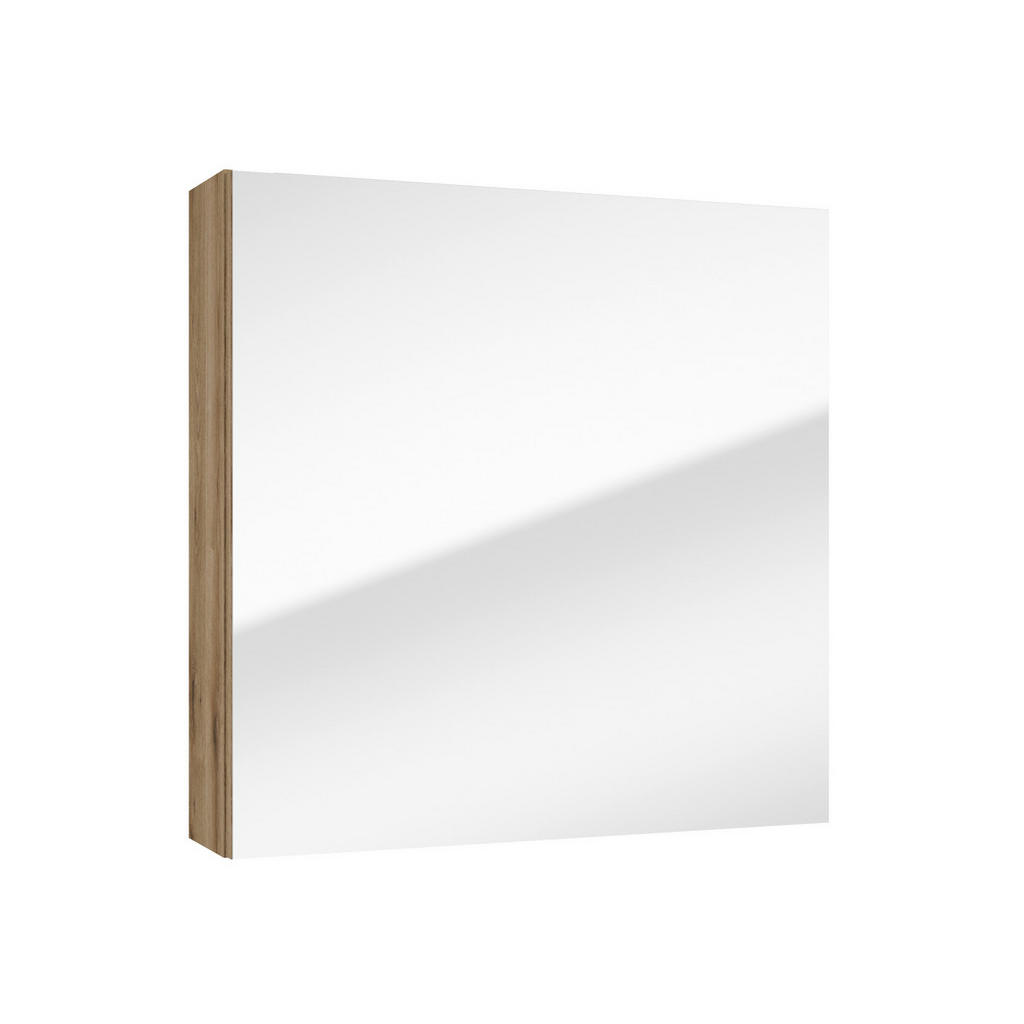 MID.YOU ZRCADLOVÁ SKŘÍŇKA, barvy dubu, 60/60/15 cm