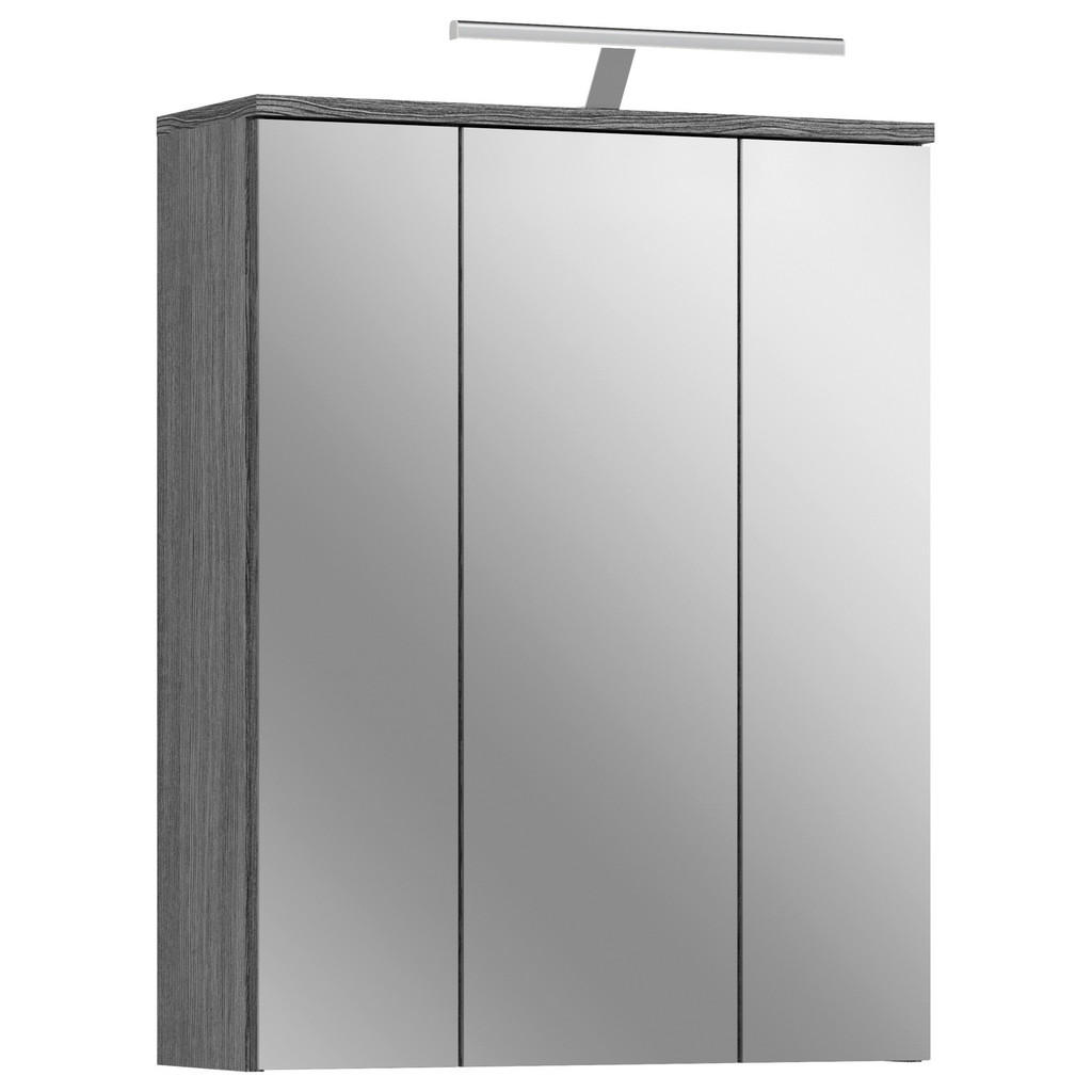 MID.YOU ZRCADLOVÁ SKŘÍŇKA, barvy stříbra, 60/77/21 cm