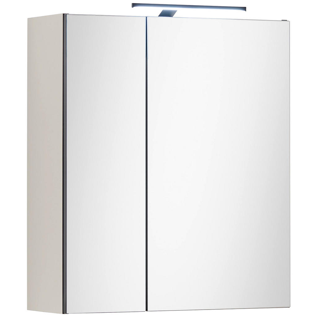 MID.YOU ZRCADLOVÁ SKŘÍŇKA, černá, kašmírová, 60/70/23 cm