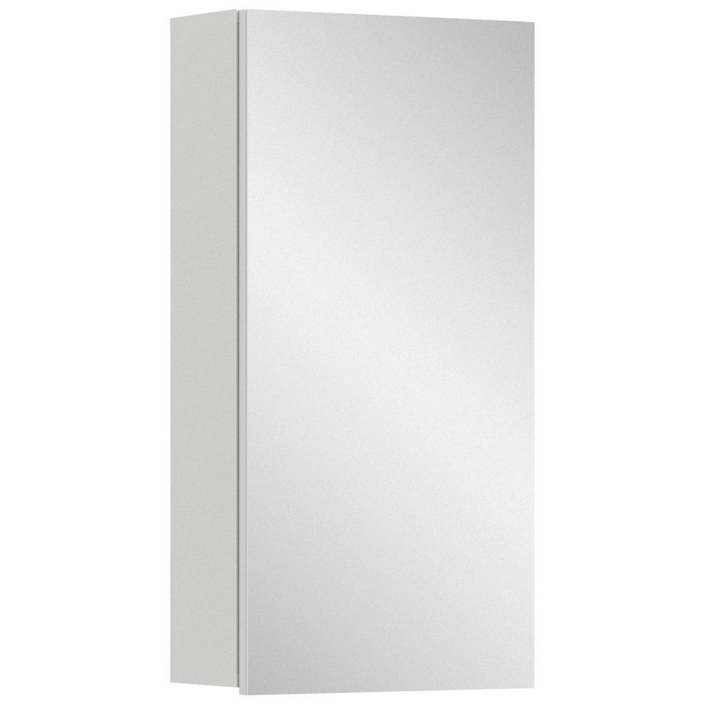 MID.YOU ZRCADLOVÁ SKŘÍŇKA, vysoce lesklá bílá, bílá, 38/77/18 cm