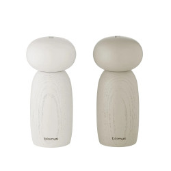 Mlýnek na sůl a pepř, kolekce MOLI |  V 13 cm, Ø 6 cm   - Měsíční paprsek/Nomád - Blomus