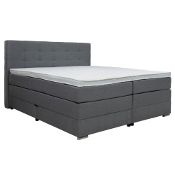 Moderano POSTEL BOXSPRING, 180/200 cm, šedá