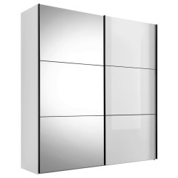 Moderano SKŘÍŇ S POSOUVACÍMI DVEŘMI, bílá, 167/222/68 cm