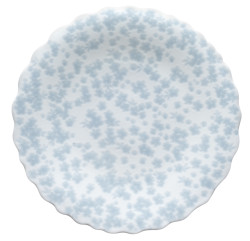 Modrý talíř 21 cm kolekce Slåpeblom - Wik & Walsøe