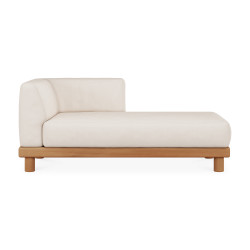 Modulární pohovka Monocle do exteriéru – daybed L arm - Ethnicraft