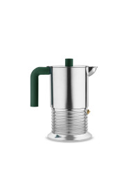 Moka konvička na espresso "Vite" na 6 šálků, zelená - Alessi