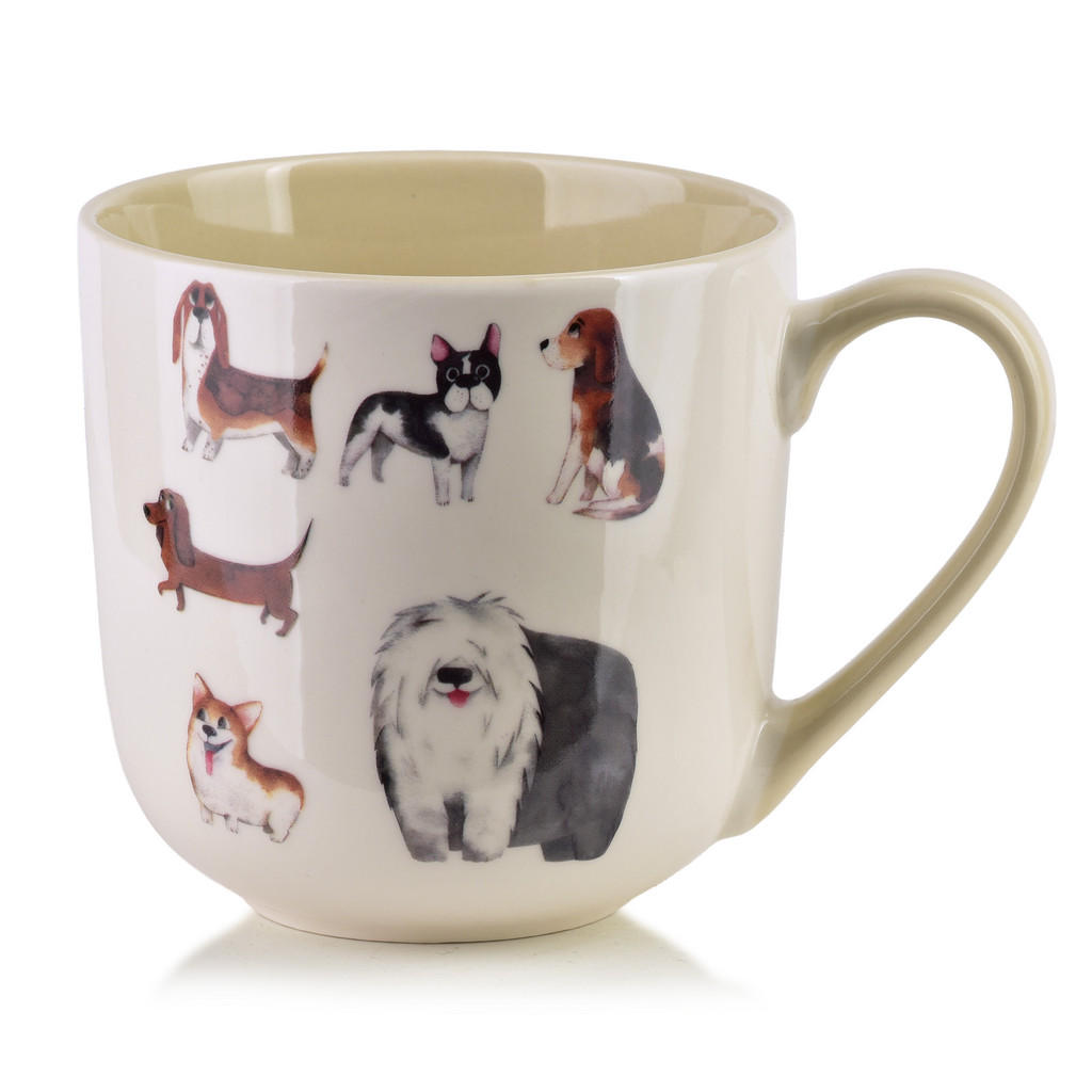 Mondex HRNEK NOAH, porcelán, hnědý