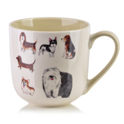 Mondex HRNEK NOAH, porcelán, hnědý