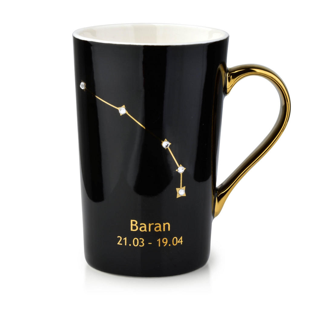 Mondex HRNEK Zodiak Baran, porcelán, černá