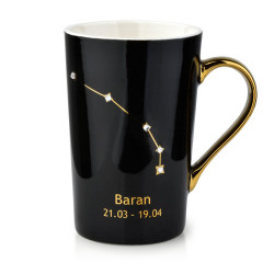 Mondex HRNEK Zodiak Baran, porcelán, černá