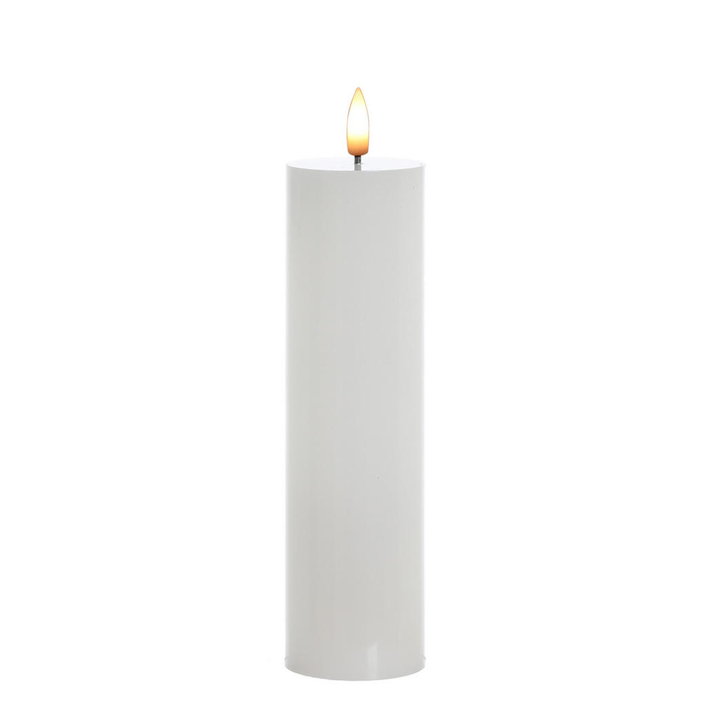Mondex LED SVÍČKA, plast, bílá