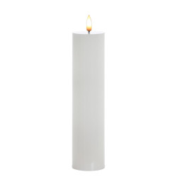 Mondex LED SVÍČKA, plast, bílá