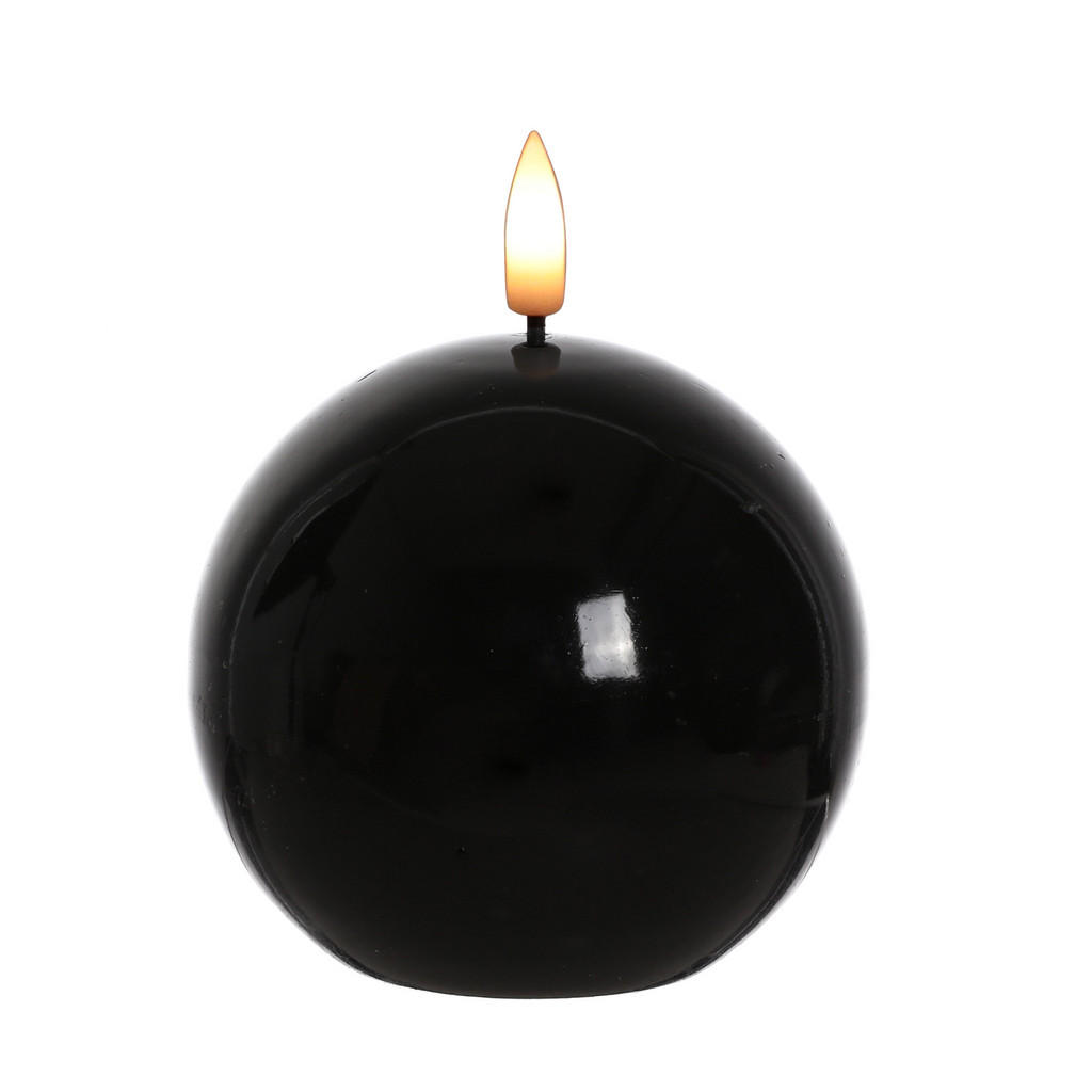 Mondex LED SVÍČKA, plast, černá