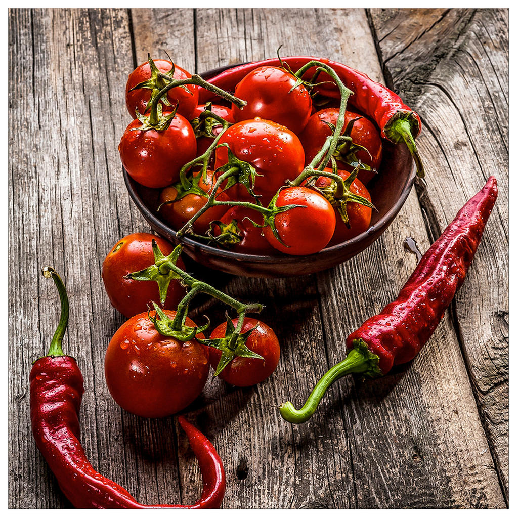 Monee OBRAZ NA SKLE, jídlo a pití, 20/20 cm