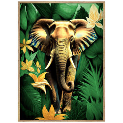 Monee OBRAZ NA SKLE, krajina a příroda, zvířata, květiny, 70/50 cm