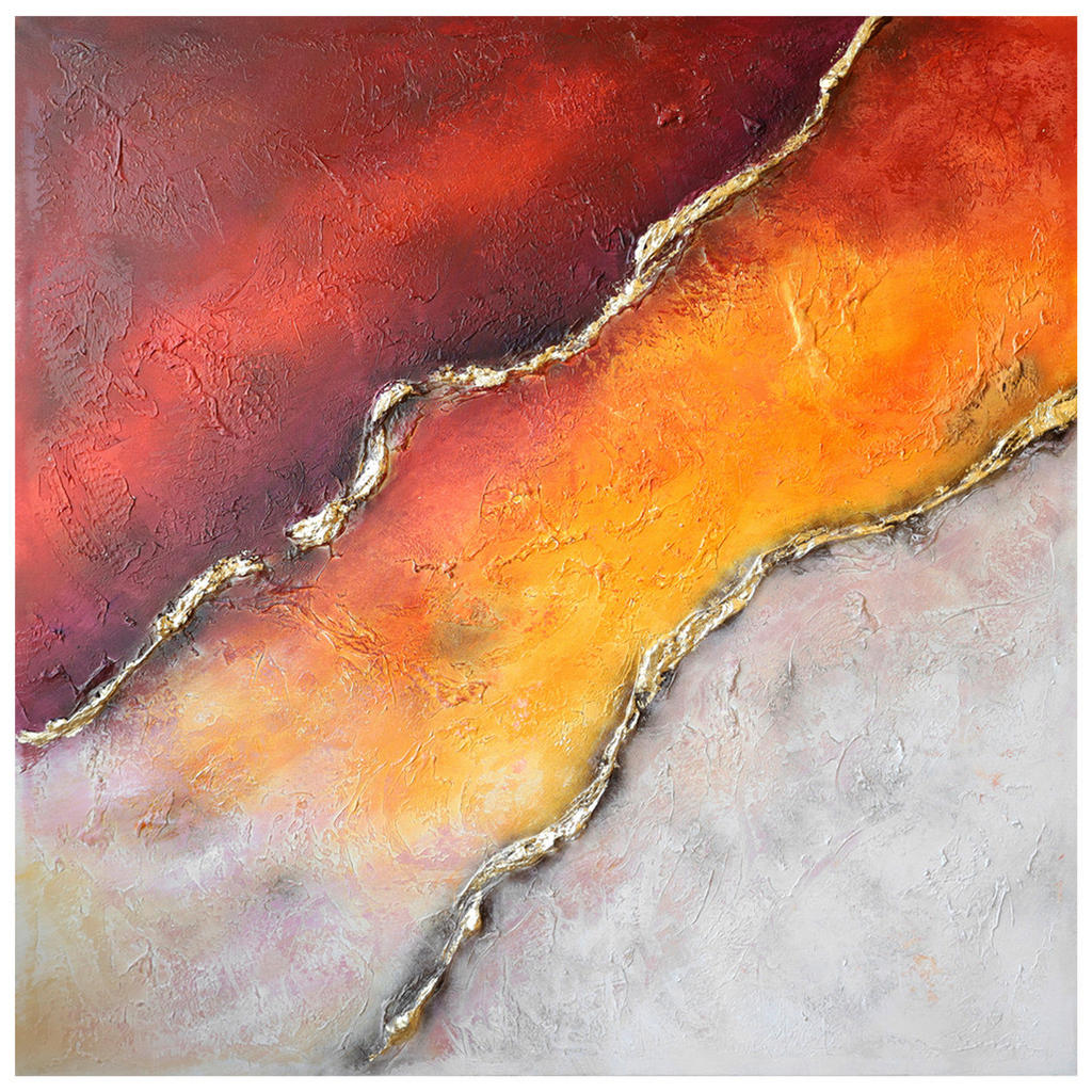 Monee OLEJOMALBA, abstraktní, 80/80 cm