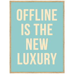 Monee TIŠTĚNÉ OBRAZY NA PLÁTNĚ, text, 30/40 cm