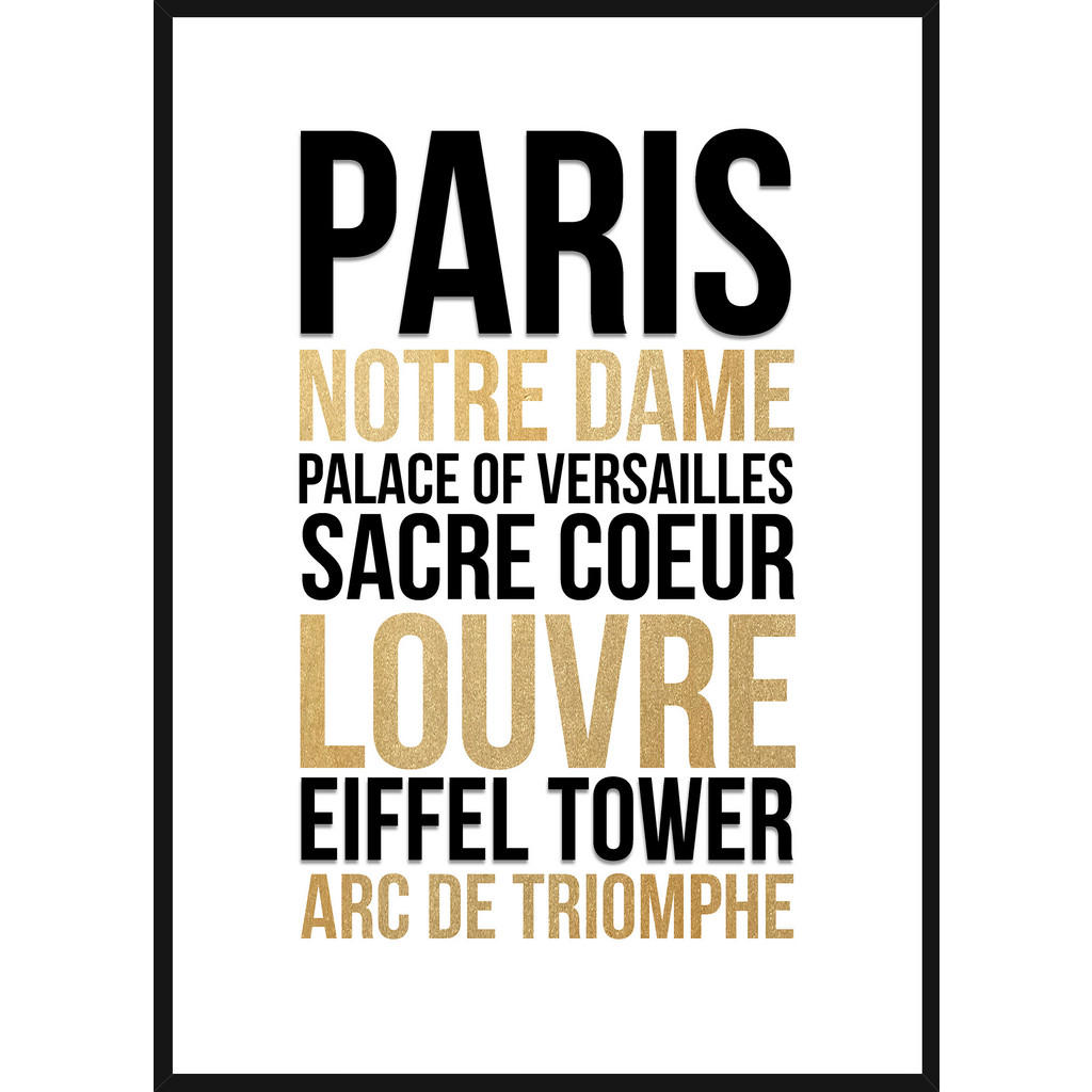 Monee TIŠTĚNÉ OBRAZY NA PLÁTNĚ, text, 51,2/71,2 cm