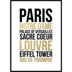 Monee TIŠTĚNÉ OBRAZY NA PLÁTNĚ, text, 51,2/71,2 cm