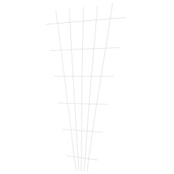 Mříž 150 cm forma "V", bílá