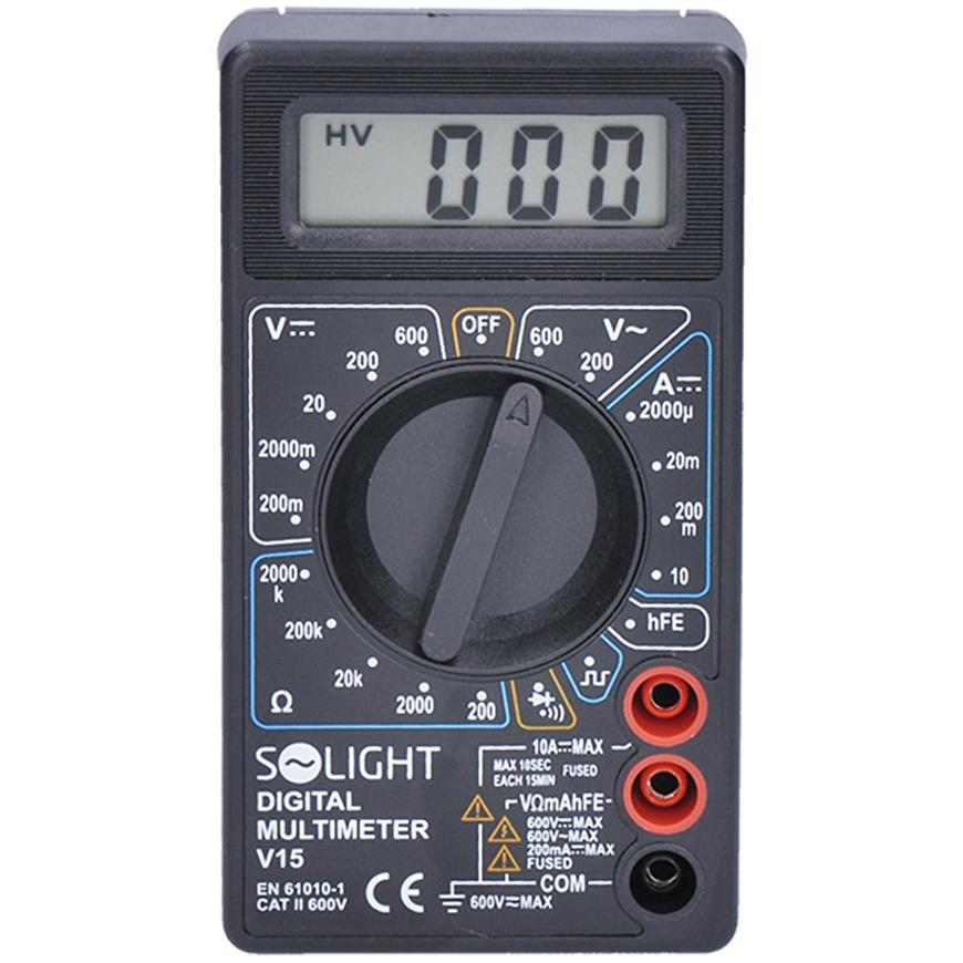 Multimetr max AC 500V max DC 500V/10A