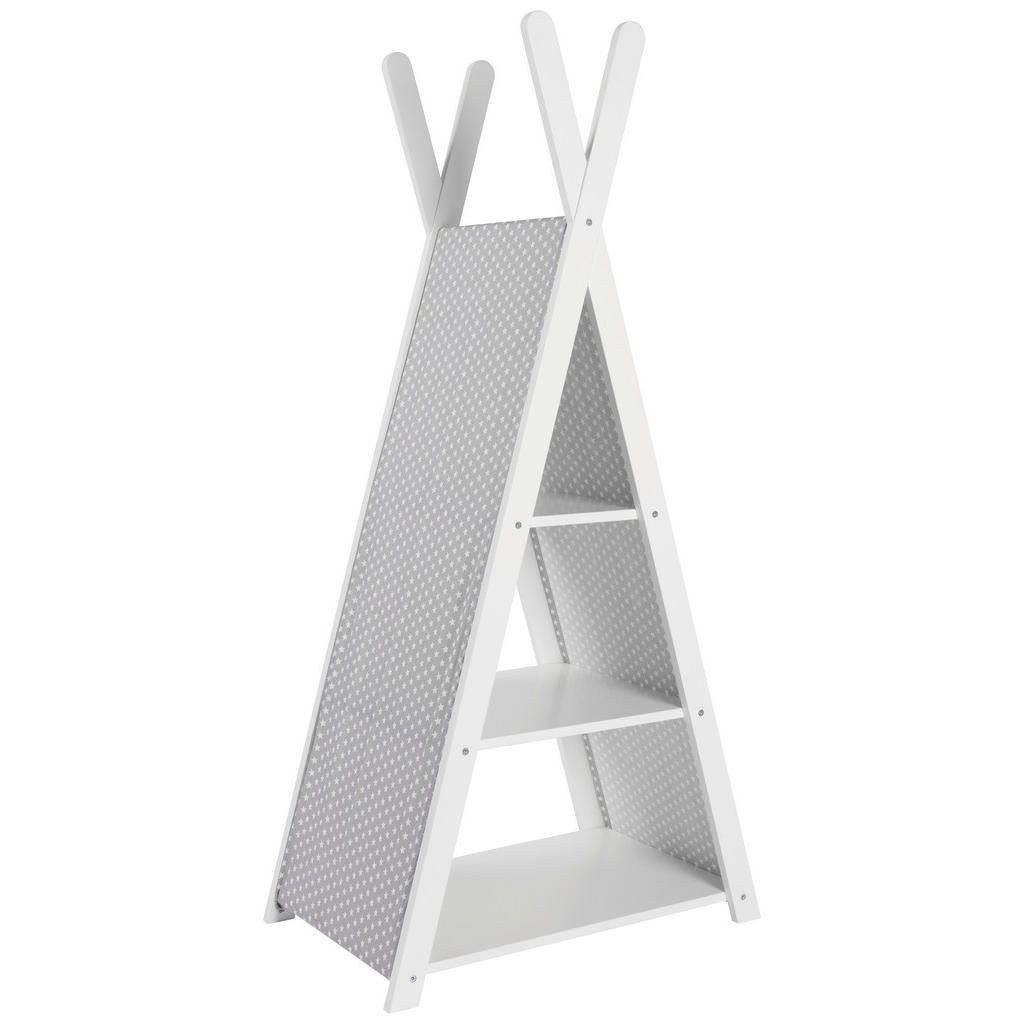 My Baby Lou REGÁL DO DĚTSKÉHO POKOJE, šedá, bílá, 65/43,7/135 cm