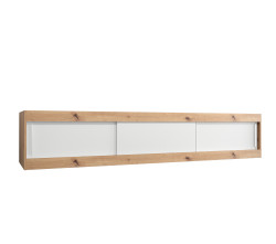 Nástavec na skříň Abi Barva korpusu: Dub artisan, Rozměry: 250 cm, Dveře: Bílá