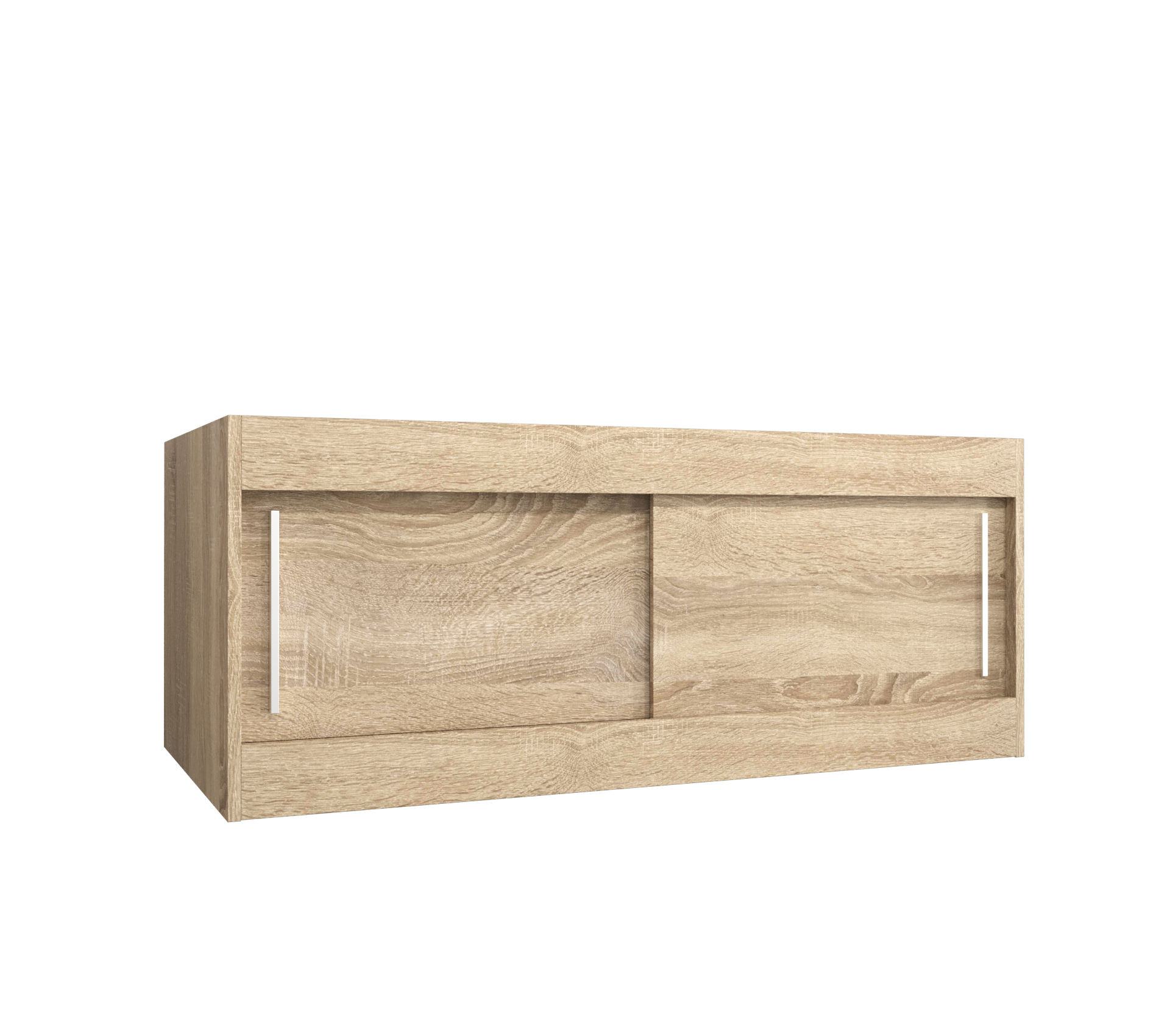 Nástavec na skříň Abi Barva korpusu: Dub Sonoma, Rozměry: 120 cm, Dveře: Dub sonoma