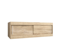 Nástavec na skříň Abi Barva korpusu: Dub Sonoma, Rozměry: 150 cm, Dveře: Dub sonoma