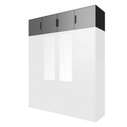 Nástavec na skříň Bali D 240 - Grafit Barva korpusu: Grafitová