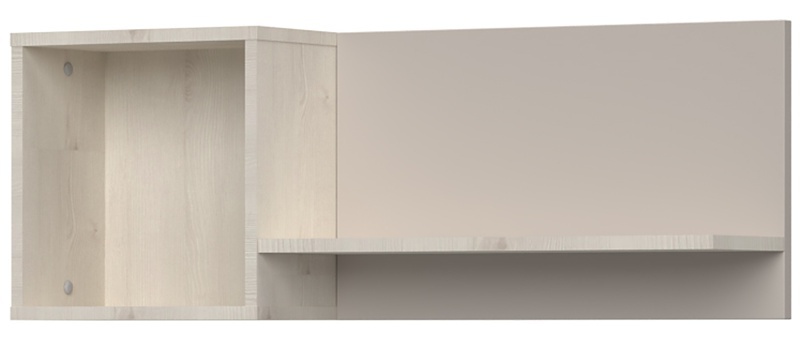 Nástěnná police alegria - borovice/béžová