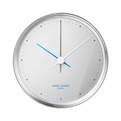Nástěnné hodiny Henning Koppel, 10 cm, leštěná nerezová ocel - Georg Jensen