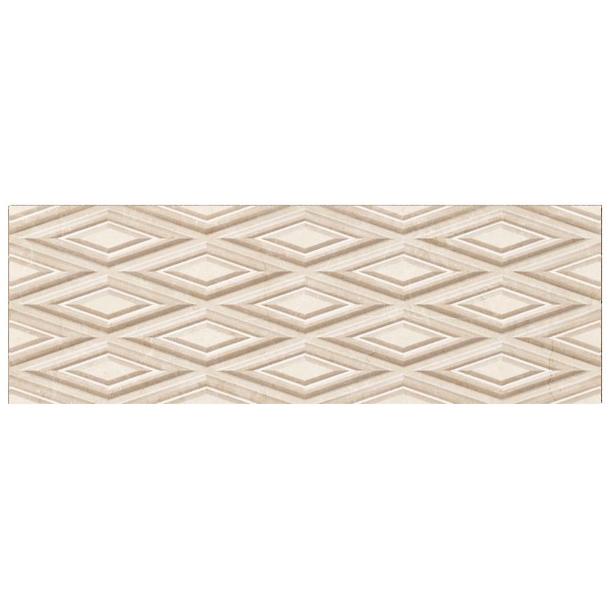 Nástěnný obklad Tiber XL beige rekt. 25/75