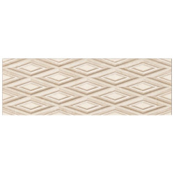 Nástěnný obklad Tiber XL beige rekt. 25/75