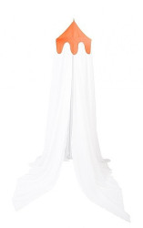 Nebesa nad postel - oranžová