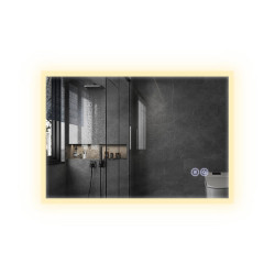 Nettlife KOUPELNOVÉ zrcadlo Reddy s LED osvětlením 100/60 cm