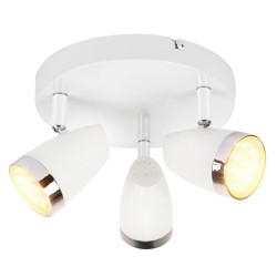 Nettlife LED stropní bodové světlo Leggett 3-plamenné 60/15,5/19 cm