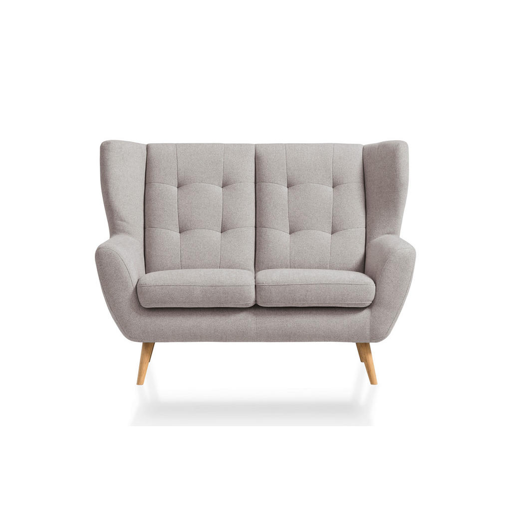 Niels Andersson DVOUMÍSTNÁ POHOVKA, dřevo, textil, kompozitní dřevo, béžová