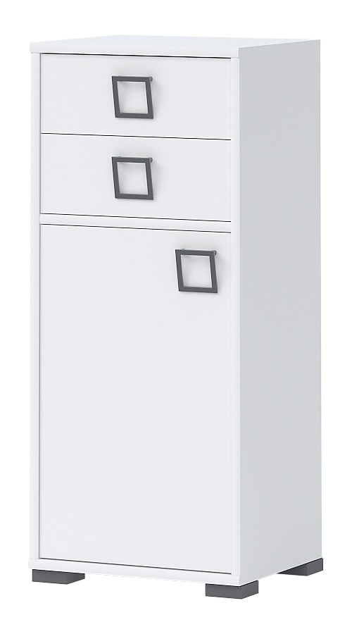 Nízká skříňka sloane - bílá