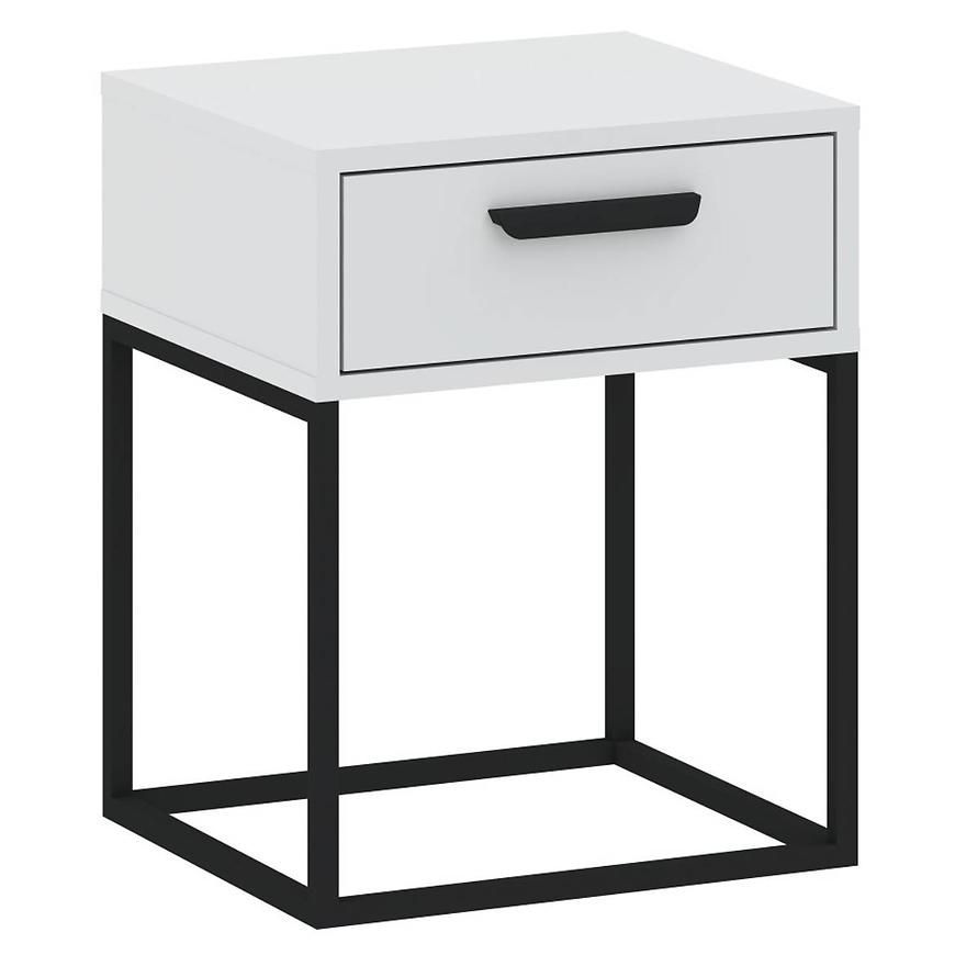 Noční stolek 1S nízký-40 bílá