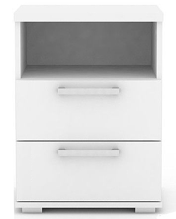 Noční stolek rea ottawa up 2- bílá