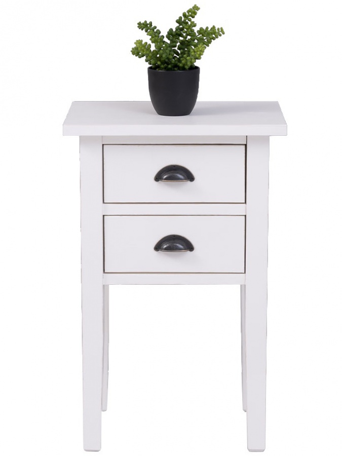 Noční stolek splendor 475 - bílá patina