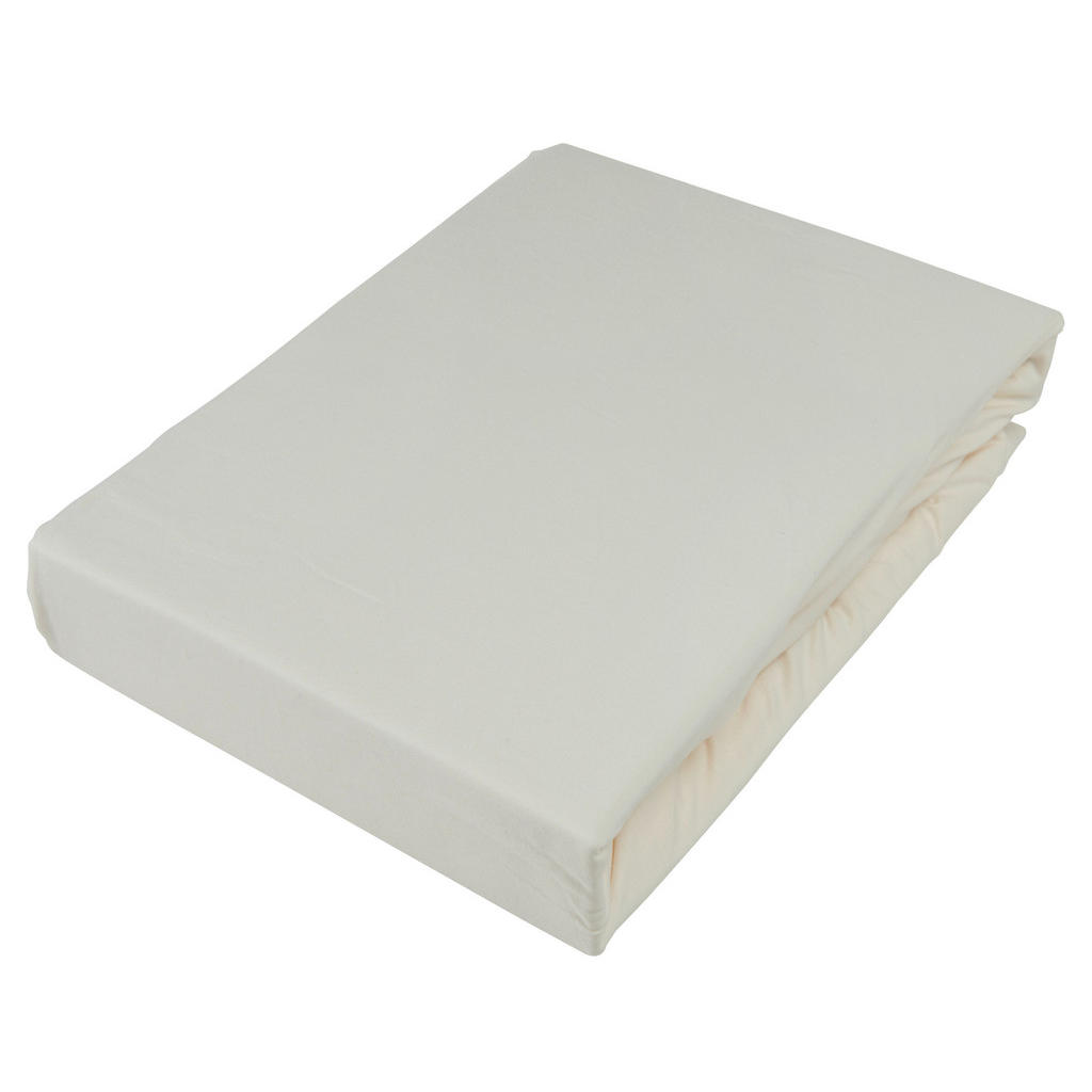 Novel BOXSPRINGOVÉ PROSTĚRADLO, žerzej, ecru, 140/220 cm
