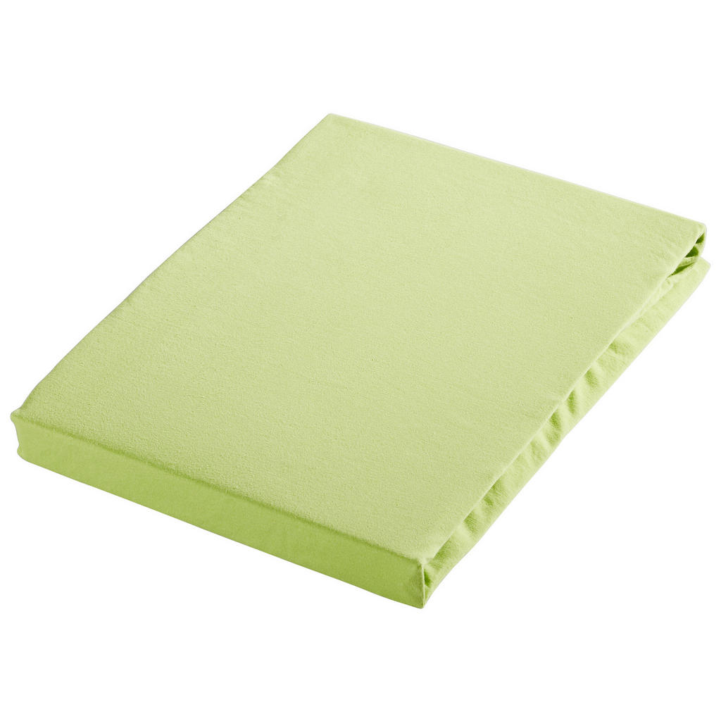 Novel BOXSPRINGOVÉ PROSTĚRADLO, žerzej, zelená, 90-100/190-220 cm