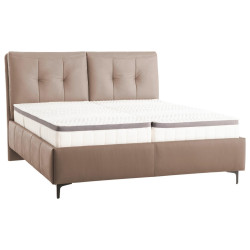 Novel ČALOUNĚNÁ POSTEL, 180/200 cm, světle hnědá