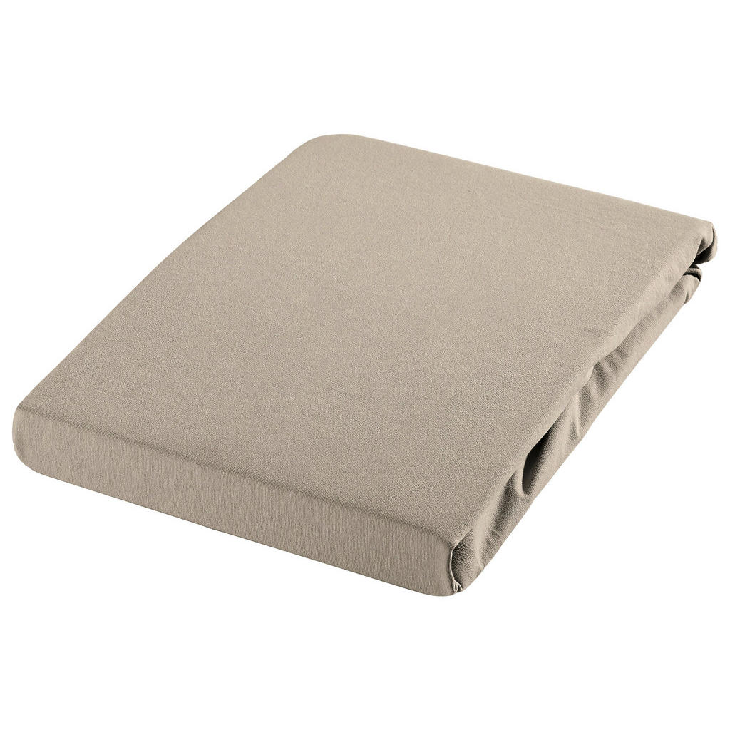 Novel ELASTICKÉ PROSTĚRADLO, žerzej, šedohnědá, 90-100/200-220 cm