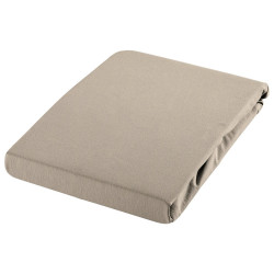 Novel ELASTICKÉ PROSTĚRADLO, žerzej, šedohnědá, 90-100/200-220 cm